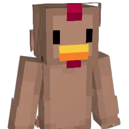 Veganilla Minecraft avatar bust