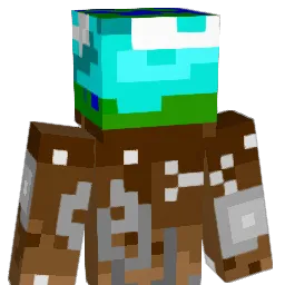 Vircheesual Minecraft avatar bust