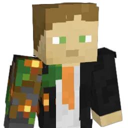 VitSan Minecraft avatar bust