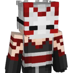 VolcanoKitsune Minecraft avatar bust