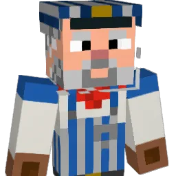 Vupert Minecraft avatar bust