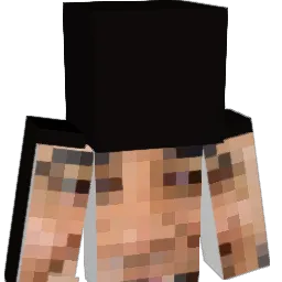 Vuurkat Minecraft avatar bust