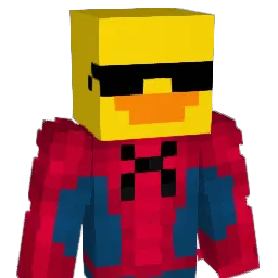 W54ite Minecraft avatar bust