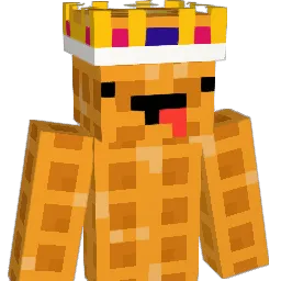 Waffleisgood Minecraft avatar bust