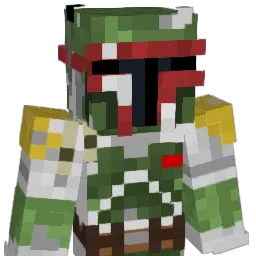 WakMando Minecraft avatar bust