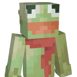 WarmPepe Minecraft avatar bust