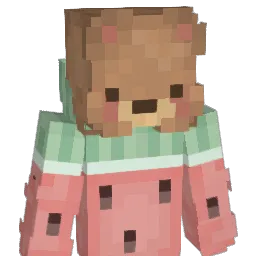 WatermelonBear4 Minecraft avatar bust