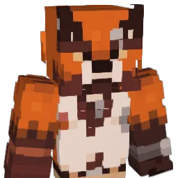 Werefox Minecraft avatar bust