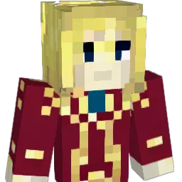 WhiteCat_Blue Minecraft avatar bust