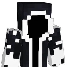 WhiteCloaked Minecraft avatar bust