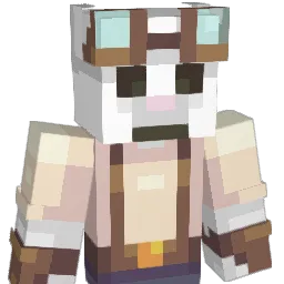 WhitePanther_d20 Minecraft avatar bust