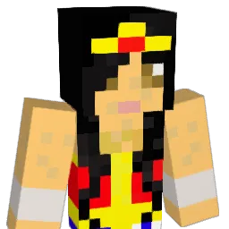 Whiteblondie Minecraft avatar bust