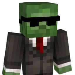 WimpyZombie Minecraft avatar bust