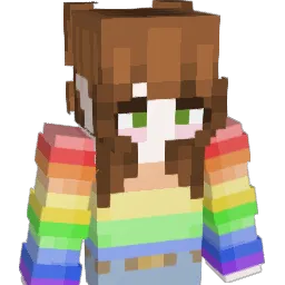 Witcheficent Minecraft avatar bust