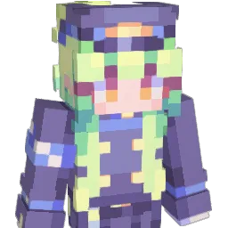 Wizzii Minecraft avatar bust