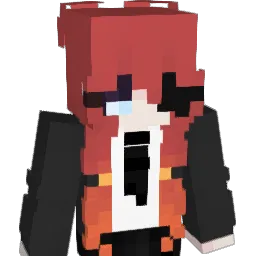 Wnite Minecraft avatar bust