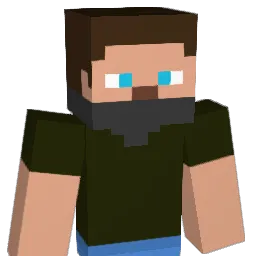 Wolfkenny Minecraft avatar bust