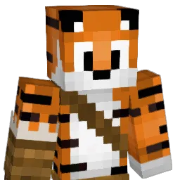 Wolftiger13 Minecraft avatar bust