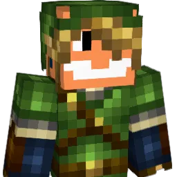 Wolfyman Minecraft avatar bust