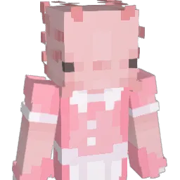 Woopsiedaisy Minecraft avatar bust
