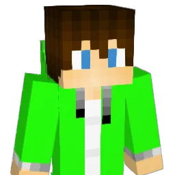 X105GHM Minecraft avatar bust