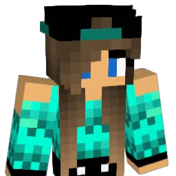 XBlackCatLoverX Minecraft avatar bust