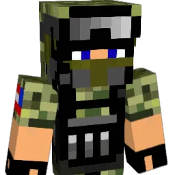 XCREEPERD2 Minecraft avatar bust