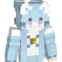 XIAO_BAI_AWA Minecraft avatar bust