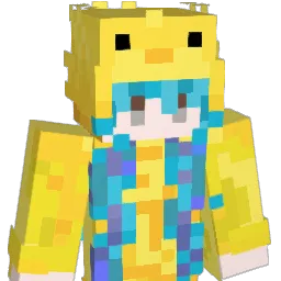 XXPoPo Minecraft avatar bust