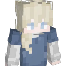Xellahuh Minecraft avatar bust