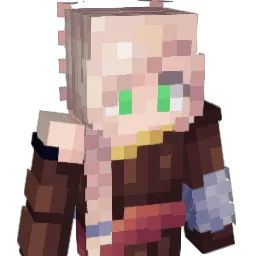 XpiggywarriorX Minecraft avatar bust