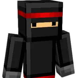 XxXBlackNinjaXxX Minecraft avatar bust
