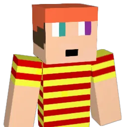 YV1304 Minecraft avatar bust