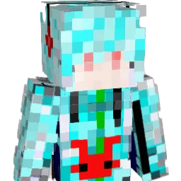 YZ007 Minecraft avatar bust