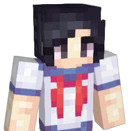 YandereChan Minecraft avatar bust