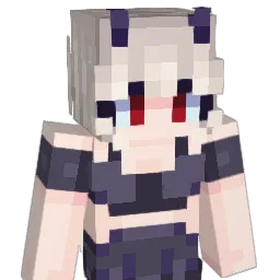 YateriaKuroVT Minecraft avatar bust