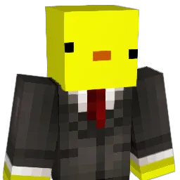 Yell0wDuck Minecraft avatar bust