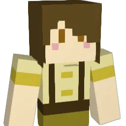 Yellowthroat Minecraft avatar bust