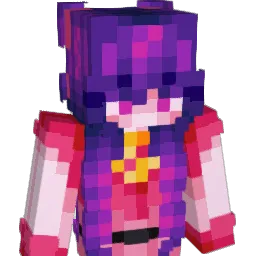 Yinary Minecraft avatar bust