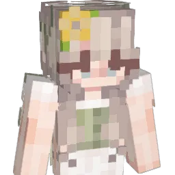 YunoMikasa Minecraft avatar bust