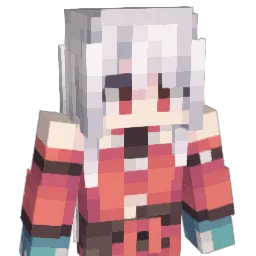 ZHAN_096 Minecraft avatar bust