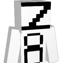 ZX801Y Minecraft avatar bust
