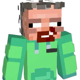 Zackydout Minecraft avatar bust
