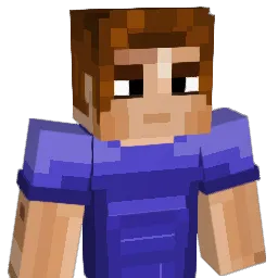 Zanderlightning Minecraft avatar bust