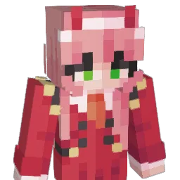 ZeroTwoTheWaifu Minecraft avatar bust