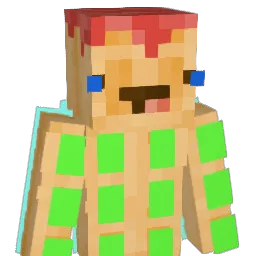 Zockerpilz Minecraft avatar bust