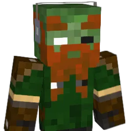 Zombesi Minecraft avatar bust