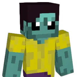 Zombienator Minecraft avatar bust