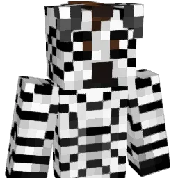 ZombifiedZebra Minecraft avatar bust
