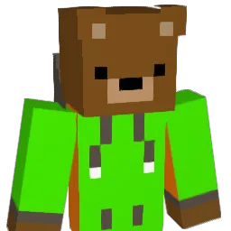 _B34R Minecraft avatar bust